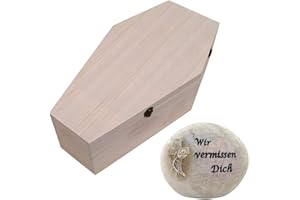 PrimoLiving P-730 Cercueil en bois pour animal de compagnie avec décoration funéraire Taille XXL