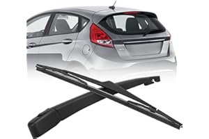 ROADTIME Tergicristallo posteriore, set di spazzole tergicristallo, Braccio tergicristallo posteriore Compatibile con Ford Kuga Mk2 SUV/Fiesta MK7 (Compatibile con Ford Fiesta MK7 2008-2017)
