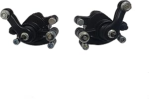 KEN ROD Pinza de Freno de Disco Delantero y Trasero, para minimoto, vehículo electrico, Patinete eléctrico, Moto de Cross Infantil de 2 Tiempos y 47 CC, 49 CC (Pack 2)
