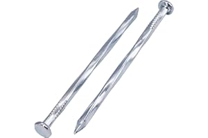 SKIR'CO 150 chiodi quadrati intrecciati in acciaio 3,0 x 70 mm, chiodi in acciaio zincato, chiodi per la lavorazione del legno, chiodi quadrati