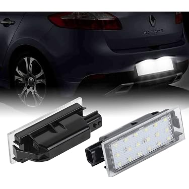 2 Paires De Feux De Plaque D’Immatriculation LED Universels 12V Pour Voiture Et Moto