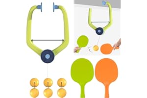 Haokelai Door Ping Pong Game, Hanging Door Pong, Adjustable Doorway Game Door Ping Pong with Racket and Balls, Indoor Hanging Table Tennis, for Interactive Games and Exercise