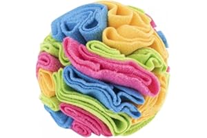 DONGKER Sniffing Ball per Cani,6/8" Giocattolo Palla da Snuffle per Cane Lavabile Giocattoli Puzzle per Animali Addestramento e Giochi Interattivi