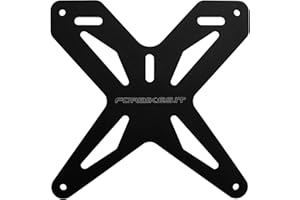 Forbikes Supporto targa Italia alluminio 6082 T6 anodizzato nero