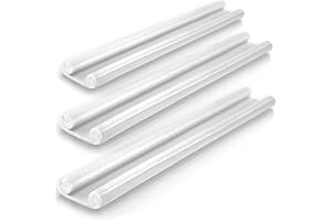 Meisterfaktur Ogranicznik przeciągów do drzwi – do wszystkich drzwi – idealny ogranicznik przeciągów dla skutecznego uszczelnienia przed przeciągami, hałasem i zimnem (3 sztuki, kolor biały)