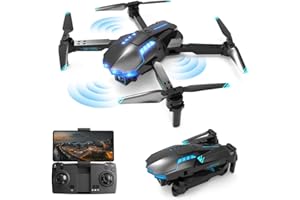 Drone with 1080P HD Camera for Kids and Adults, RC Quadcopter Foldable FPV Drone for Beginners, Toys for Boys and Girls Chris