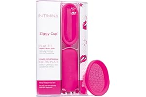 INTIMINA Ziggy Cup - Extra-Thin Reusable Menstrual Cup with Flat-fit Design, 13.2 g 6140