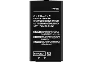 OSTENT 1750mAh 3.7V Uppladdningsbart Litiumjonbatteri för Nintendo New 3DS LL/XL-konsolen