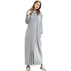 Flodxo Robe De Chambre à Fermeture éclair Pour Femme - Légère Et