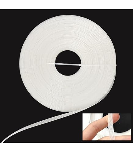PATIKIL Nastro Per Addensare In PP Trasparente 5 Mm X 10 Metri, Per Abiti Da Sposa, Borse E Bambole
