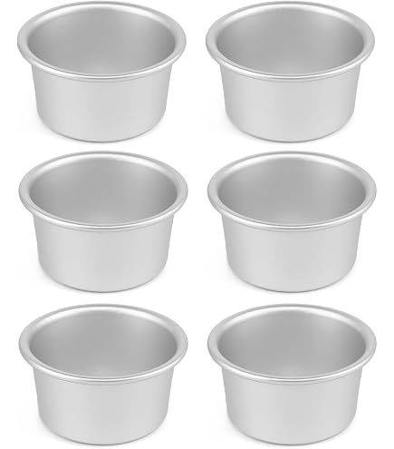Metaltex Mini Kuchenformen Aus Silikon – 6er Set, Je 8 Cm Durchmesser, Hitzebeständig Bis 230°C, Spülmaschinengeeignet
