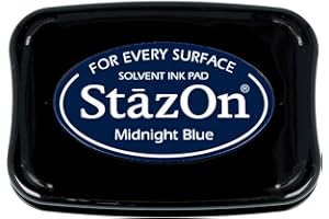 Tsukineko StazOn Stamp Pad, Dark Blue