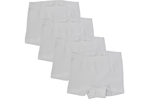 HERMKO 2710 Kit de 4 Pantis para Chica, 100% algodón orgánico