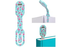 GIFTS FOR READERS & WRITERS Luz de Lectura Recargable Flexilight | Marcador y Luz de Lectura 2 en 1 | Lámpara LED con Clip | Luz de Libro para Leer para Niños, Adultos | Accesorios Libros | Regalo Lectores