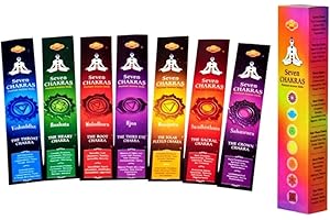 ZEN ET ETHNIQUE Räucherstäbchen SAC "Seven Chakras" Set 7x5 Stäbchen