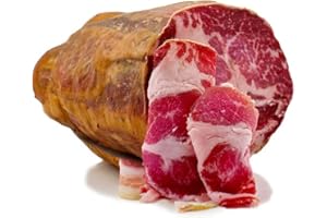 SFIZIDICALABRIA.COM PRODOTTI TIPICI CALABRESI Capocollo Coppa Dolce Artigianale Stagionato trancio 400 gr Sfizi di Calabria Salumi Artigianali