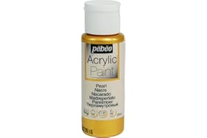 PEBEO Acrylic 59ML Pearl Gold, 3.3 x 3.3 x 10 cm