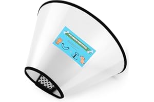 ICOYEA Soft Dog Cone Collar, 3 PCS (XL/XXL is 1 PCS) Dog Neck Cones after Surgery, Comfortable Buster Collars for Dogs, Adjustable Cone for Dogs Prevent Licking, Recovery Collars, Elizabethan Collar (XL)