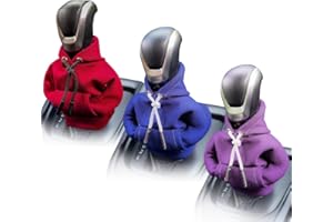 LUPATDY 3 Stück Schaltknauf Schalthebel Hoodie, Kreative Schaltknauf Hoodie, Manueller Oder Automatischer Schalthebel, Staubdichter Schutz, Dekoratives Autozubehör, Car Accessories Interior