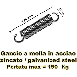Molla Supporto appendi Sacco mollone Ammortizzatore per Sacco Boxe