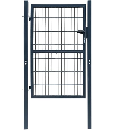 Pannello Elettrosaldato Per Recinzione 200x122 Cm Grigio - Modulare, Per Uso Residenziale E Industriale