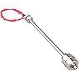 HALJIA Stainless Steel Floating Switch Liquid Water Level Control Sensor Stainless Steel Vertical Float Switch Used in Electrical Drainage Level Control and Alarm L= 200mm