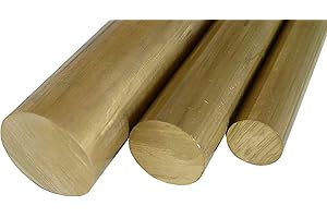 B&T Metall Messing Rundstangen Ø 8,0 mm, Länge ca. 1 mtr. (1000 mm +0/-5 mm)