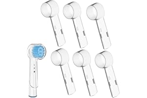 LeFeirr Fundas para Cabezales de Dientes Eléctrico 6 Piezas Polvo Cepillo de Dientes Eléctrico Cubierta, Compatibles con Cabezales de Cepillos de Dientes Oral B