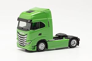 herpa modello di camion Iveco S-Way Solo Trattore in scala 1:87, pezzo da collezione, modello tedesco, statuetta plastica