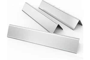 7635 Edelstahl Flavorizer Bars für Weber Spirit I & II 200 Series, Spirit I E210/220 & II E210/S210 (mit vorderen Brennerknöpfen), 38,9CM Hitzeplatte, Grill-Ersatzteile Aromaschienen für Weber Spirit