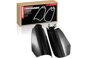 FLYINGWING Paramani grandi per moto, taglio bara, compatibili con Harley Davidson Touring Sportster Dyna 2006-2023, più grandi