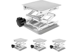 Table élévatrice de laboratoire en acier inoxydable 100 x 100 mm, élévateur vertical pour graveur et coupe-laser Ortur Laser Master 2 S2 2Pro 2Pro S2