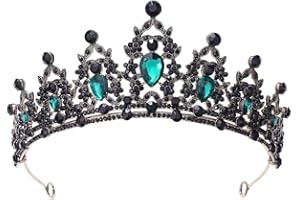 DECENTRALAND Tiara de boda con diamantes de imitación de cristal para novia, boda, princesa, reina, coronación, fiesta de cumpleaños, corona plateada, para niñas y mujeres, carnaval, fiesta de vacaciones,