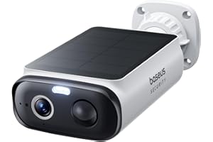 Baseus Security S1 Lite Solocam kamera do monitoringu, zewnętrzna, bateria solarna, WLAN, odporna na warunki atmosferyczne IP67, bezprzewodowa kamera monitorująca do użytku na zewnątrz, 2K 135°