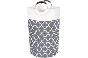 HIBISAWS 82L Panier Armoire Bac Linge Panier Linge Corbeille A Linge Panier A Linge Panier Linge Sale Panier A Linge Armoire De Rangement Laundry Basket Bac De Linge Sale Gris