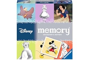 Ravensburger Collectors' memory® Disney - 27378 - Das weltbekannte Gedächtnisspiel mit wunderschönen, funkelnden Bildkarten, ein einzigartiges memory® für große und kleine Disney-Fans
