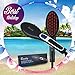 Hair Straightening Brush - Premium 3 in 1 Professional Digital Electric Straightener - Ceramic Ionic Anti Frizz -Best Styling Detangling Comb for Natural Silky Hair - Salon Quality