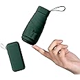 Mayoii Mini Umbrella with UPF50+ Protection, Lightweight Compact Umbrella for Women and Kids, Portable UV Parasol with Storage Box, 6Ribbed Small Parachute for Women Handbag Size
