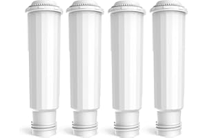 Comedes Filtry wody kompatybilne z ekspresami do kawy Krups, Melitta i Nivona (kompatybilne z Krups Claris F-088, Nivona NIRF 700, Jura 7525 i Melitta Pro Aqua, 4 sztuki)