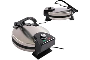 RIBASUBB Máquina eléctrica Chapati Roti de 1800 W, máquina eléctrica Chapati para tortitas, tortillas, tortillas, tortillas, tortillas, jamones de palatina