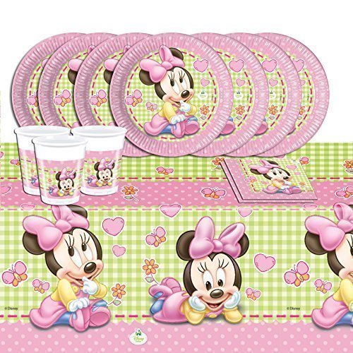 Disney Baby Minnie Maus - Partyset für 16 Kinder