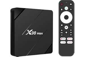 Puersit Android TV Box, X96Mini Aggiornamento a X98Max TV Box WiFI 2GB RAM 8GB ROM Allwinner H313, Android Box 10.0 Supports 4K HD con Chipset Quad-core