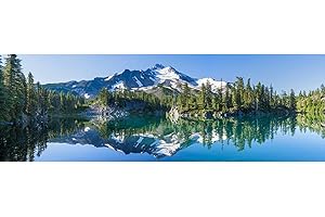 DEMIAWAKINGUK Montagna di Neve e Lago DIY Diamond Painting 5d Grandi Dimensioni Diamond Painting Kit Completo Paesaggi Pittura Diamante 5D Fai da Te Decorazione Regalo 80x30cm