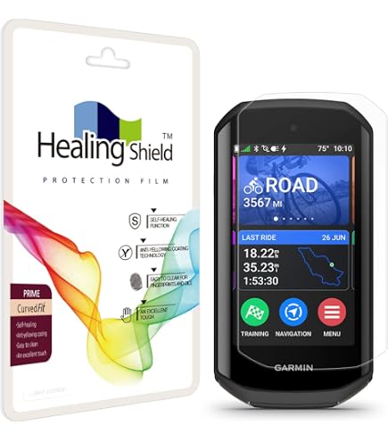 Mobonova Silicone Case + Tempered Glass Screen Protector For Garmin Edge 1030 – 2 Pack