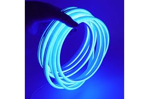 XUNATA 12V Flexible LED Neon Azul, 2m Impermeable 2835 Tira de LED Strip Light, Luz de la Cuerda para Exterior Fiestas Decoración Party Sign Publicidad Firmar