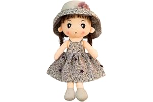 URFEDA Muñecas de Peluche Muñecas Trapo Bebe de Encantador Dulce Niña, Historieta de La Muñeca de Peluche de Juguete de Felpa Boda Muñeca de Trapo, MuñEca Bebe Juguete de Peluche para Niña