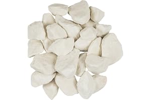 Pflanzwerk® Jardinière Planteur Decostones Gravier d'ornement Crystal NOYAUX Blanc 5KG *résistant au Gel * Protection UV * * Produits de qualité*