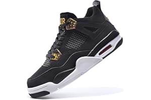 MANZOOR Herren Damen Basketballschuhe Mode Sport Air Retro Sneaker Studenten Anti-Rutsch Jungen Mädchen mit Luftpolster Sportschuhe