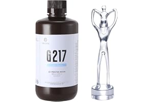 RI RESIONE RESIONE G217 Clear 3D Printer Resin ABS-Like Non-Yellowing Tough&Rigid Resin for DLP MSLA LCD 3D Printing(Tranparent,500g)