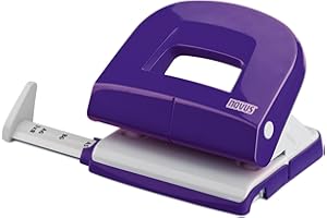 Novus 025-0548 - Perforatore per carta viola (16 fogli, viola, metallo, plastica, 8 cm, 5,5 mm, 210 g)